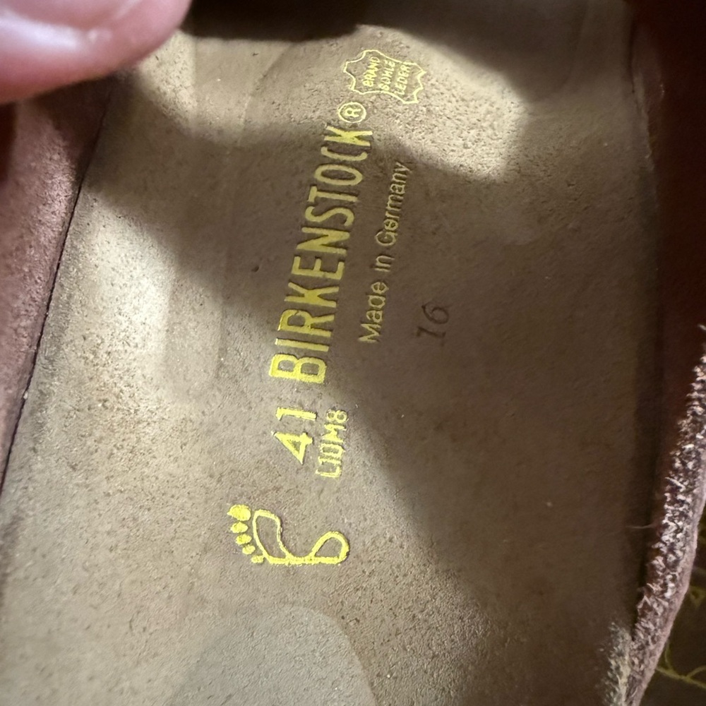 Birkenstock Dark Brown Leather Sandals - Picture 4 of 4